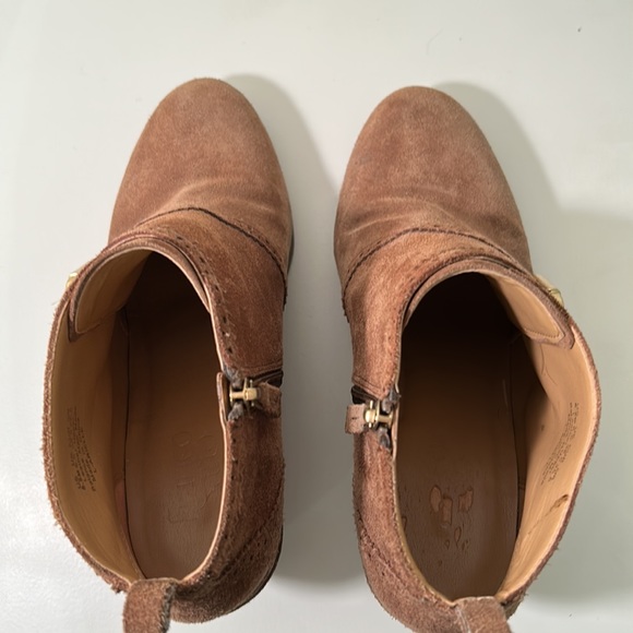 Draco Sarto brown|tan wedge ankle bootie - Picture 7 of 9